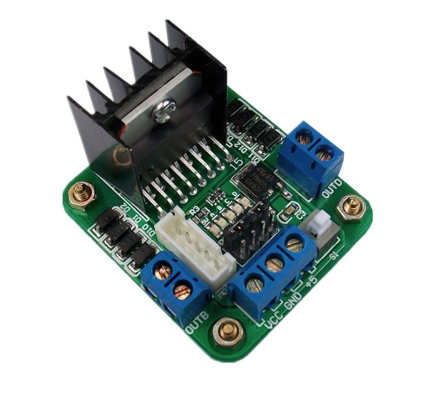 Драйвер шагового двигателя L298N Dual H Bridge, зеленый